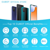 Cubot Note 7 Smartphone Triple Camera 13MP 4G LTE 5.5 Inch Screen 3100mAh Android 10 Dual SIM Card Face Unlock global - Phonesreborn