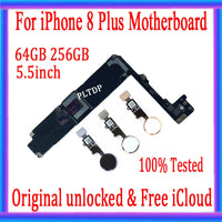 Unlocked for iphone 8 Plus Motherboard with/without Touch ID,100%Original for iphone 8Plus Mainboard - Phonesreborn